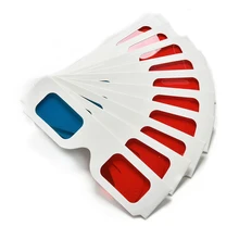 HFES Hot 100 pairs Universal Paper Anaglyph 3D Glasses Paper 3D Glasses View Anaglyph Red Cyan Red/Blue 3D Glass For Movie EF HFES Hot 100 pairs Universal Paper Anaglyph 3D Glasses Paper 3D Glasses View Anaglyph Red Cyan Red/Blue 3D Glass For Movie EF