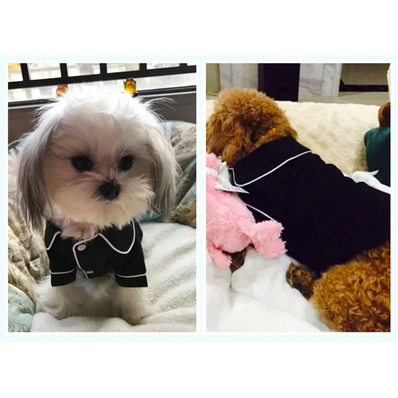 Летняя собачья Пижама для собак Одежда мягкий спальный комбинезон для собак Пижама вязаная одежда домашняя одежда для щенков для собак CL0050