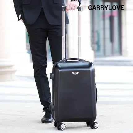 CARRYLOVE бизнес Чемодан серии 20/24 дюйма размер деловые поездки ПК Rolling Чемодан Spinner бренд дорожного чемодана