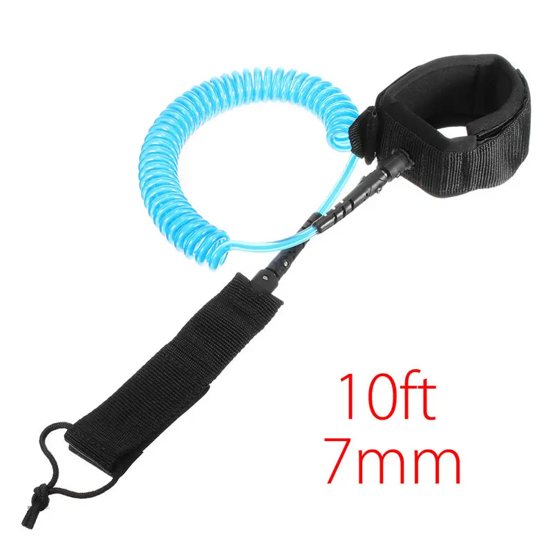 Surf Board Coiled 7mm 10 Foot Long Surfing Bodyboard Surfboard Paddle