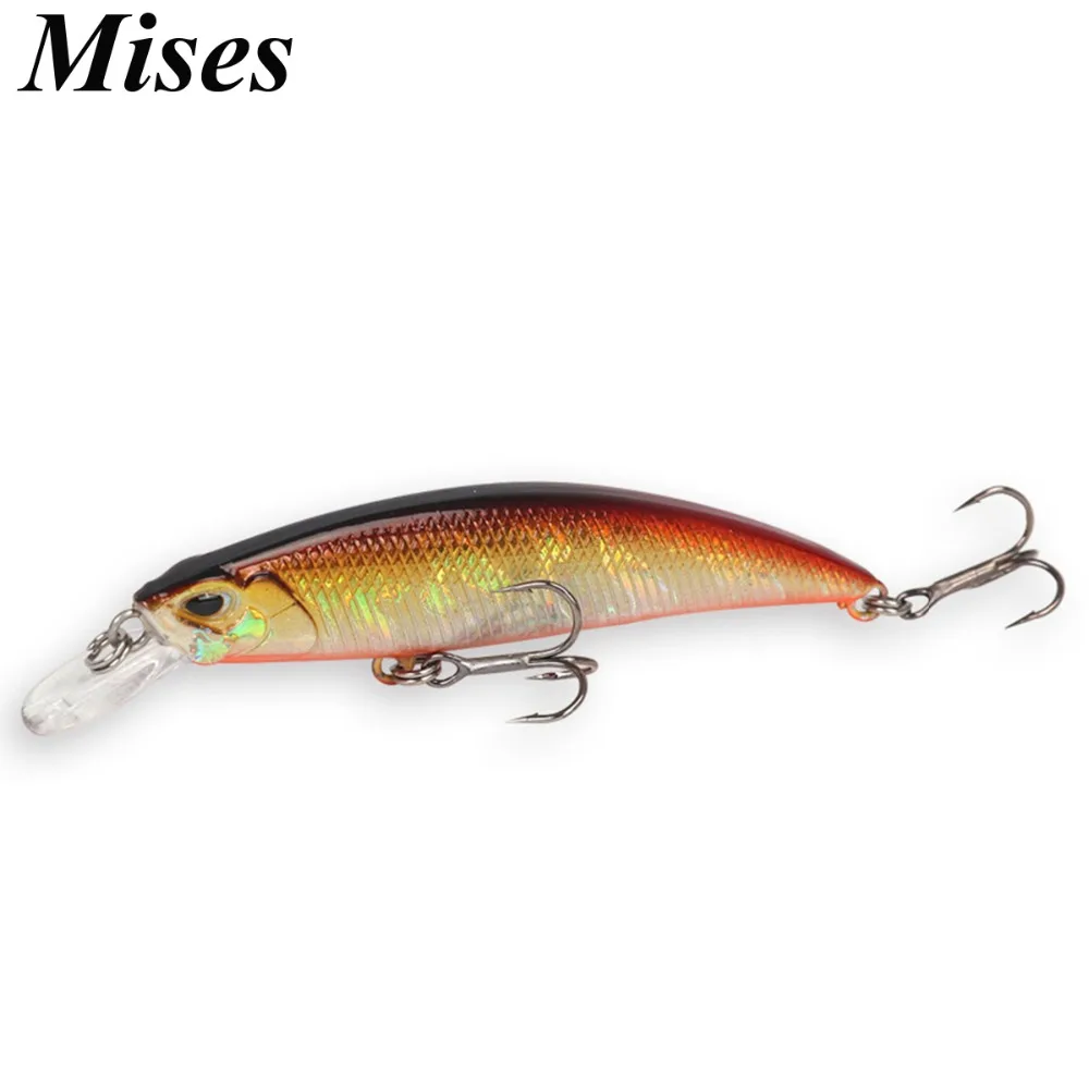Mises 8 см 10 г цветов длинная приманка Тонущая Bionic Minnow искусственная жесткая