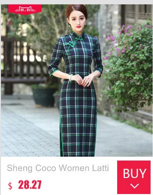 Sheng Coco Женские китайские традиционные платья льняной Ципао из хлопка Cheongsam цветы короткое эластичное платье-стретч 3XL 4XL 5XL