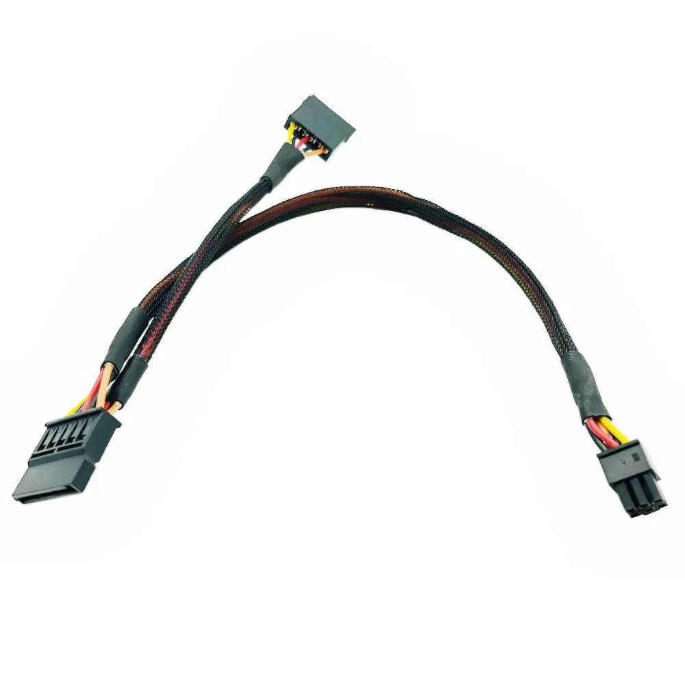 6Pin to Splitter 15Pin SATA Power Cable for DELL Vostro 3650 3653 3655 Desktop Computer HDD SSD Power Supply Expansion Cable NEW 6Pin to Splitter 15Pin SATA Power Cable for DELL Vostro 3650 3653 3655 Desktop Computer HDD SSD Power Supply Expansion Cable NEW