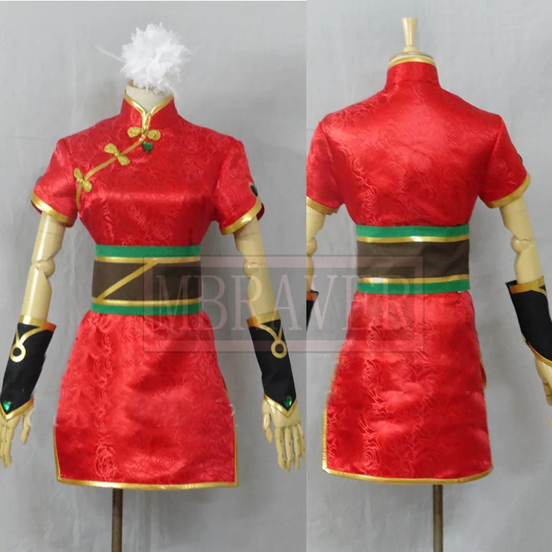 LOL Firecracker Jinx font b Cosplay b font Costume font b Anime b font Red Custom