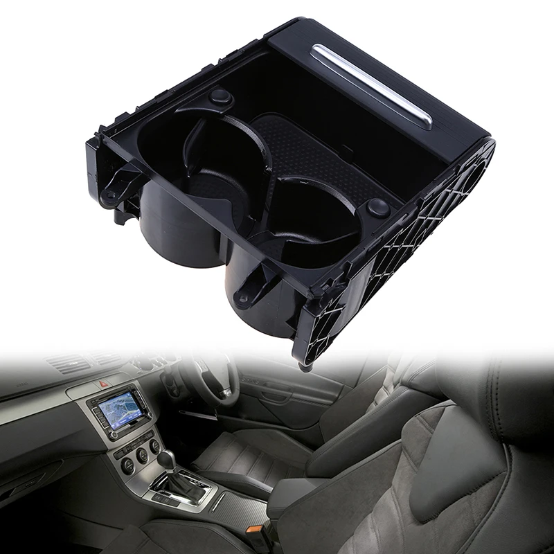 New Central Console Armrest Front Cup Drink Holder Case Box For VW