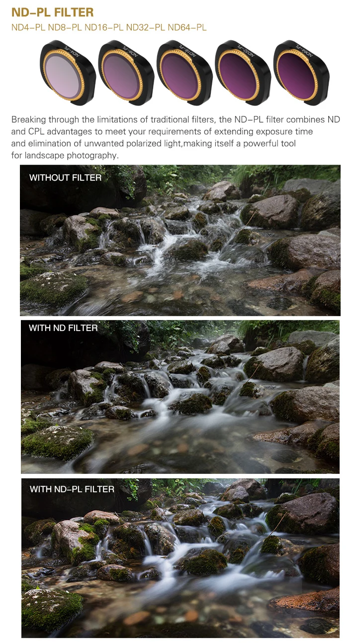 Фильтр объектива для DJI Osmo Pocket MCUV CPL ND ND-PL фильтры Магнитная Адсорбция многослойное покрытие Оптическое стекло объектив Vlog Cam