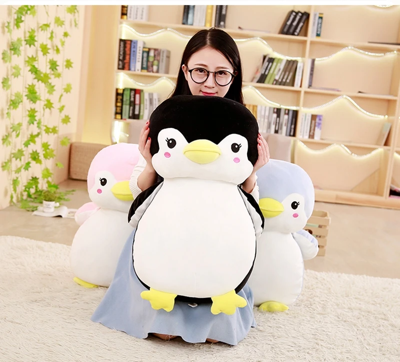 kawaii penguin doll plush toy soft animals doll child comfort sleeping pillow birthday Valentine`s Day gift for girl 24inch 60cm DY50310 (14)