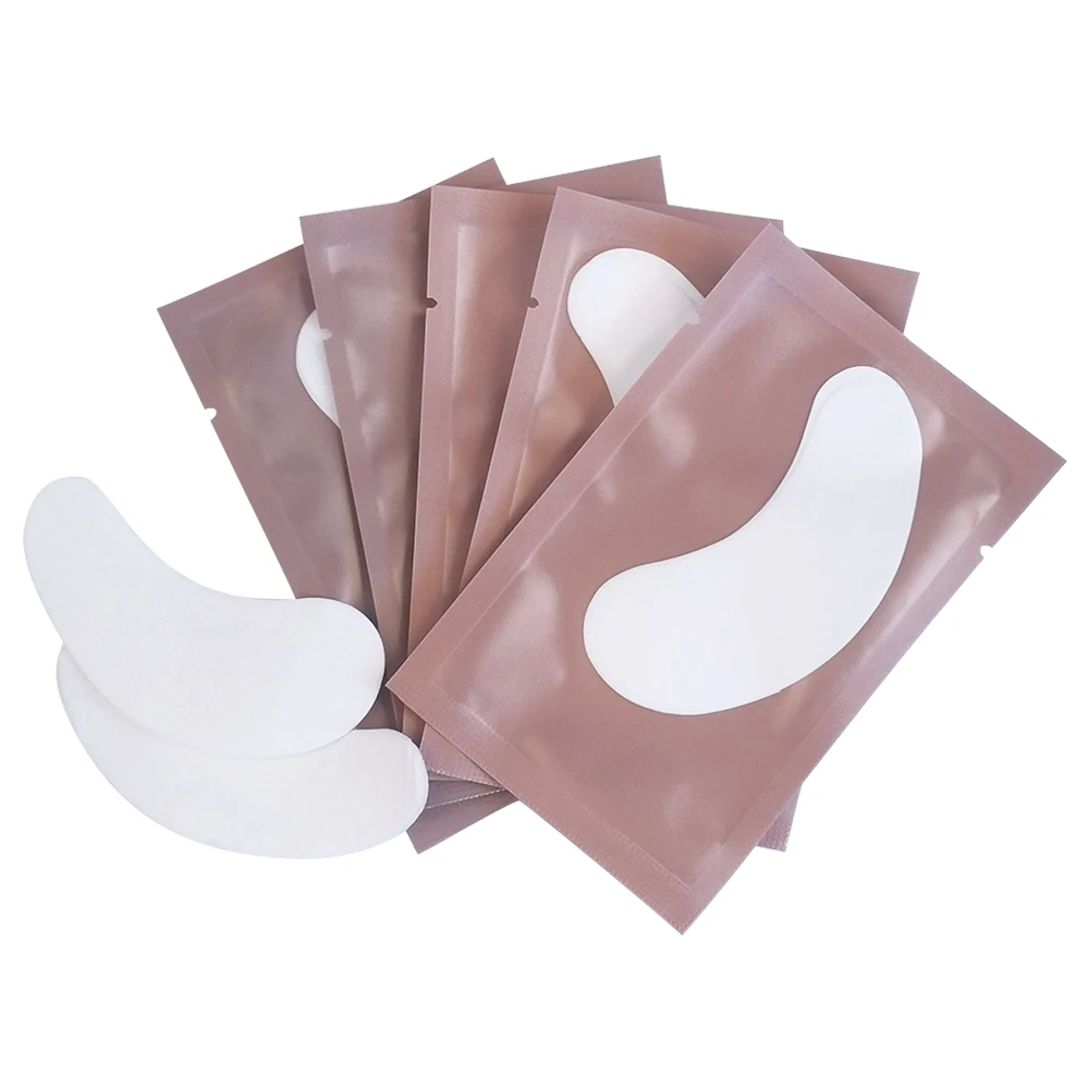 

200 Pairs Eyelash Extensions Paper Patches Eyelash Make Up Under Eye Pads Lint free Stickers For Grafted Eyelashes For Extension