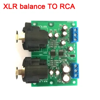 

Stereo XLR balanced audio input Conversion to RCA audio output FOR Power amplifier