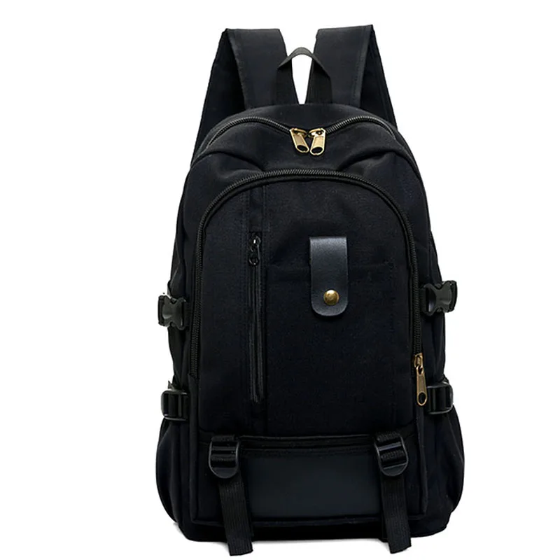 Outdoor  Men's Canvas Rucksack Hiking Camping Army Military Waterproof Sports Bags Trekking Travel Mountain Backpack Sports