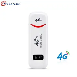 TIANJIE 4 г WiFi lte-модем USB беспроводная точка доступа Sim ключ для Windows Mac OS