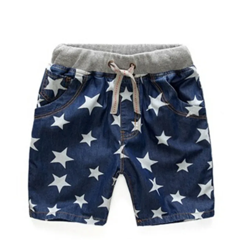 

New summer boys jeans short cotton kids clothing children's shorts pants baby Star pattern style