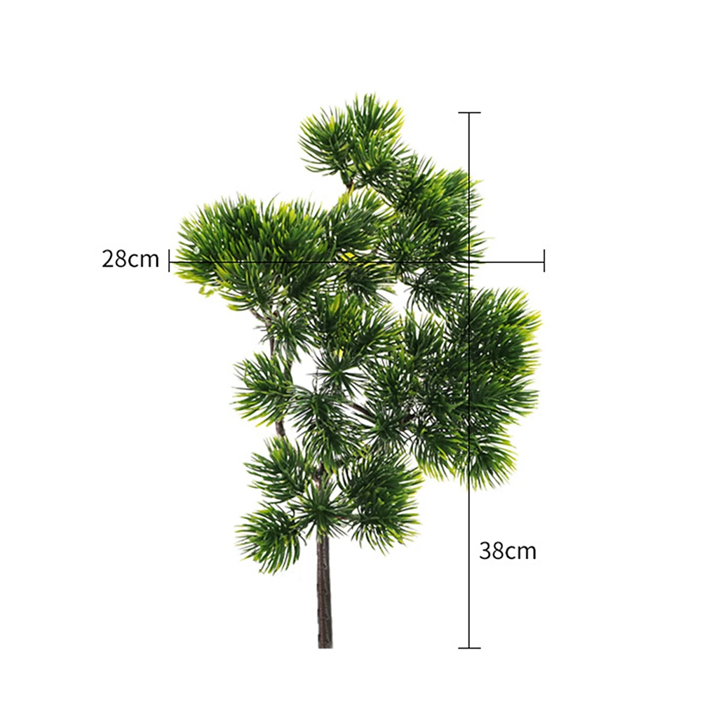 

Artificial Cypress Leaf Pine Branch Fake Pine Needle Home Living Room Simulation Green Plant Cabinet Balcony Garden Decoration