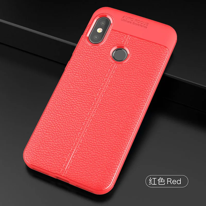 

YUETUO leather Pattern tpu phone back etui,coque,cover,case for xiaomi redmi 6 6a 6 pro 6pro 6 a for xiomi silicone accessories