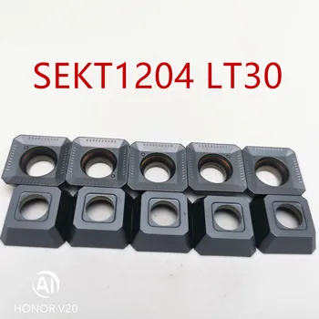 

50PCS SEKT1204 LT30 Carbide insert turning tool lathe cutter milling cutter CNC cutting tool SEKT 1204
