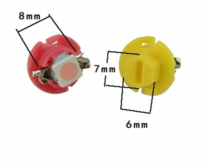 10 шт. авто LED B8.4 B8.4D 5050 1 SMD 12 в приборной панели автомобиля инструмент кластер
