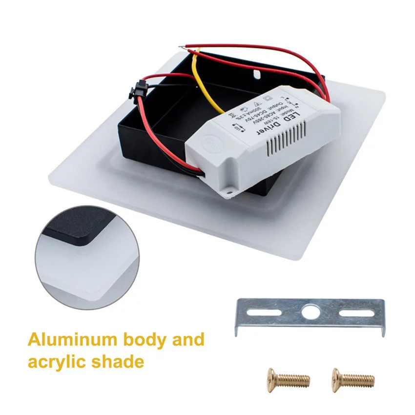  18w LED Ceiling Light Aluminum Acrylic Home Decor Ceiling Lamp Bedroom Living Room Hallway Lighting - 32792057300
