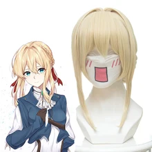 Аниме фиолетовый эвергарден Косплей парики Фиолетовый эвергарден косплей парик термостойкие искусственные волосы для париков Хэллоуин вечерние женские парики