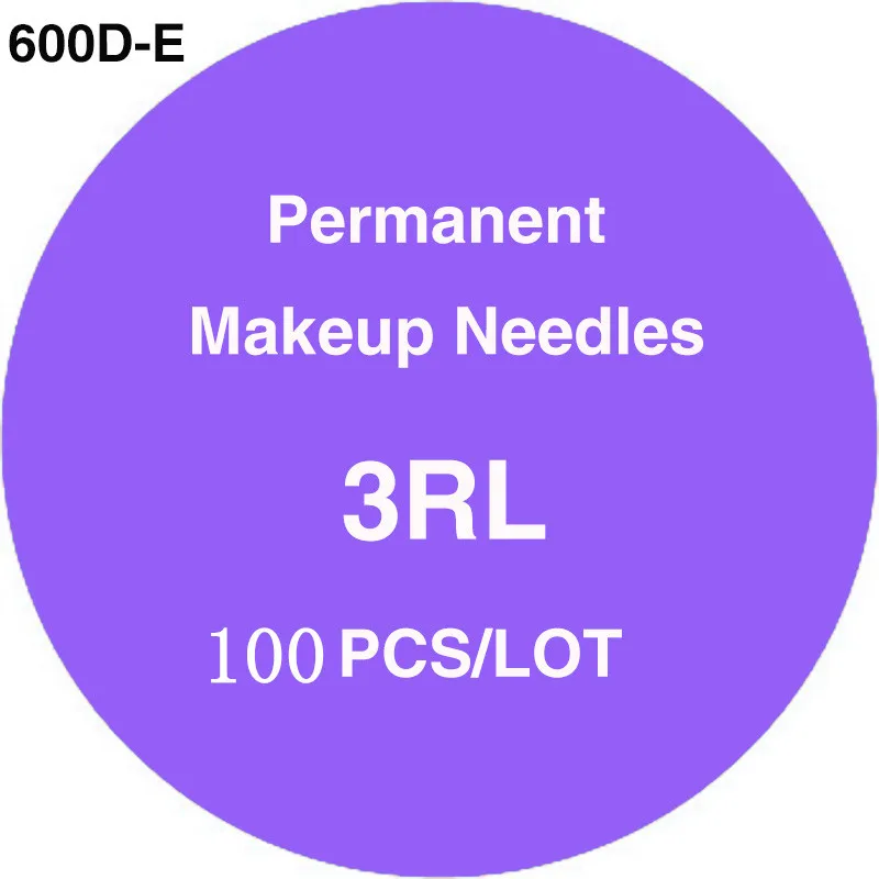 600D E Sterilized Disposable Tattoo permanent Makeup Cartridge Needles