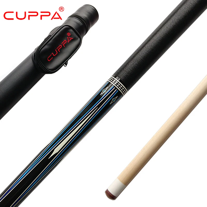 Cuppa Pool Cue DL 1/2 Pool Cue Stick With Case 5A North America Maple