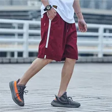 Хлопковые мужские шорты-карго летние полосатые шорты с эластичной резинкой на талии, Свободное длинное платье с длинными рукавами, штаны, Новое поступление, высококачественные шорты A5312