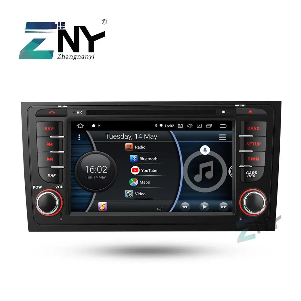 

7" Android 9.0 Car DVD For Audi A6 S6 RS6 1997 1998 1999 2000 2001 2002 2003 2004 Radio Stereo GPS Navigation WiFi Rear Camera