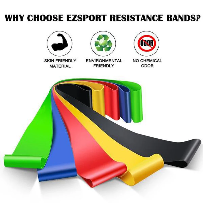 Resistance Bands for Gym Fitness Yoga Stretch Pull Up Assist Bands Rubber Crossfit Exercise Training Workout Equipment