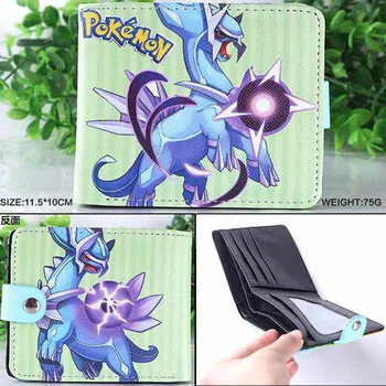

Pikachu Collection: Dialga/Anime Pikachu Dialga High Quality Synthetic Leather Short Exquisite Wallet/Button Purse
