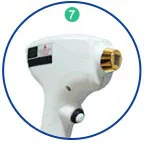 Диодный лазер(808nm) наконечник для постоянного удаления волос+ разъем, макро-канал(MA) лазерный стек