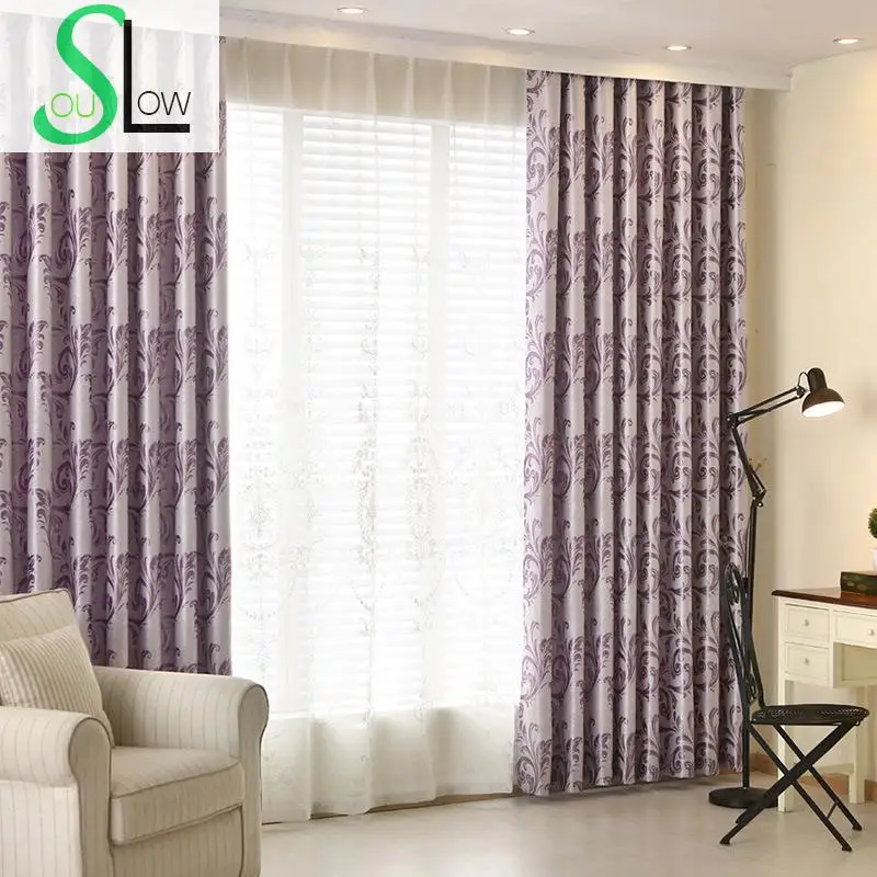 Langsam Seele Rot Lila Blau Jacquard Wohnzimmer Studie
