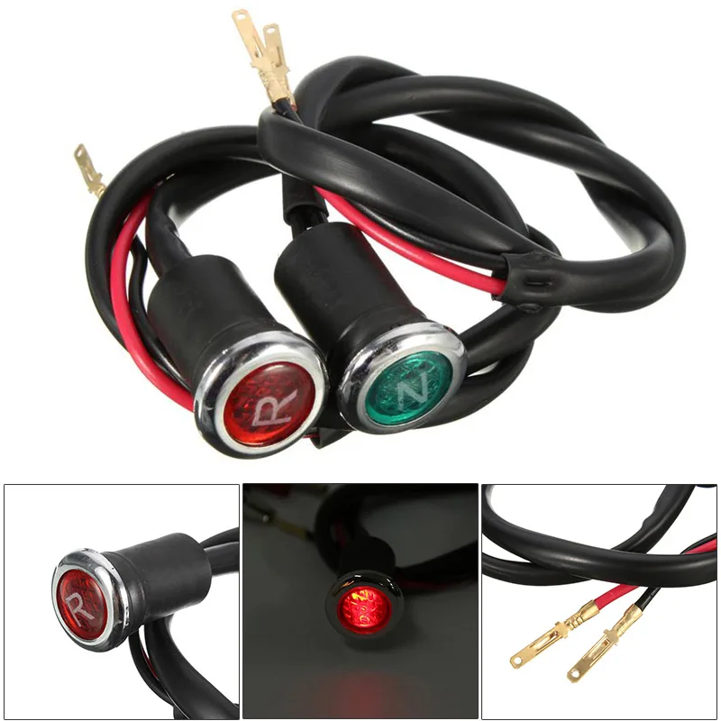 

12V Neutral Gear Motorcycle Indicator Light Reverse Indicator Light Lamp Motorcycle Diode Professional Neutral Indicator Light