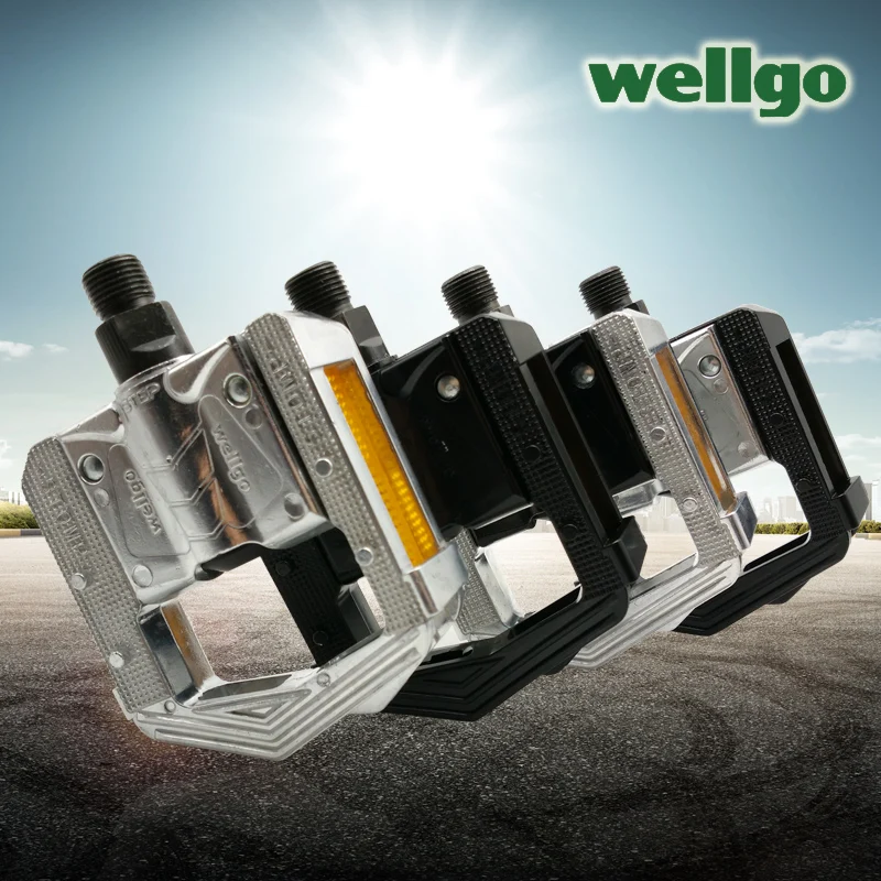 Складные велосипедные педали Wellgo F265 алюминиевые складные для горного велосипеда