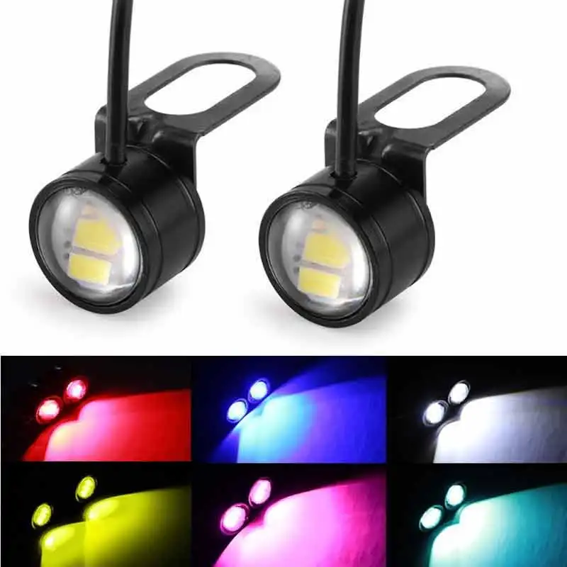  2pcs DC 12V 5W Eagle Eye LED 20mm Hawkeye Reverse Backup Light DRL Daytime Running Light Signal Bul - 33032650668