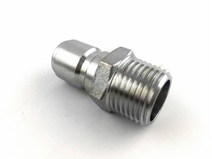 1/2" NPT Stainless Steel Male Quick Disconnect Homebrew Beer Fitting on