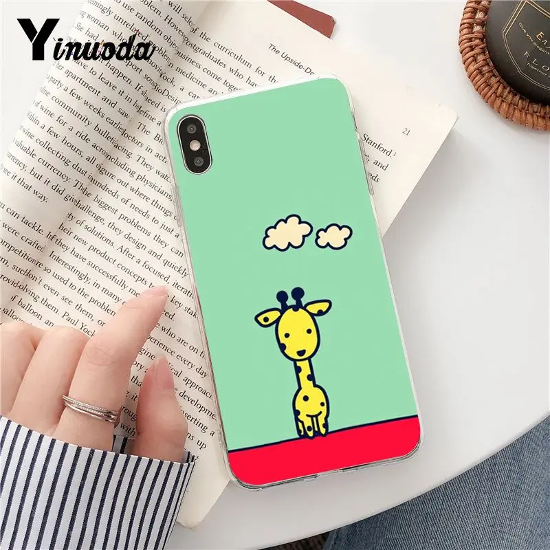Flying Shark And Giraffe Funny Cartoon
