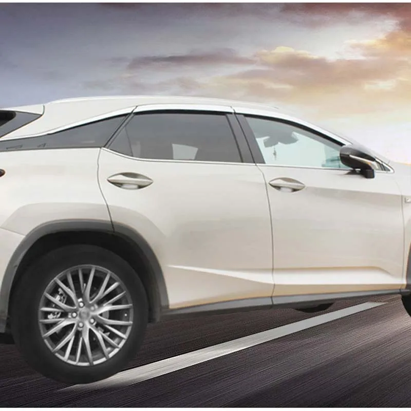 1 комплект новый хромированный козырек от солнца и дождя для Lexus RX 200t/300/450h 2016