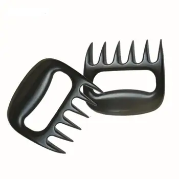 

Wholesale 2 pc/lot New Kitchenware Food Fork Meat Dishes Kitchen Gadget Bear Grab BBQ Fork Meat Dispenser