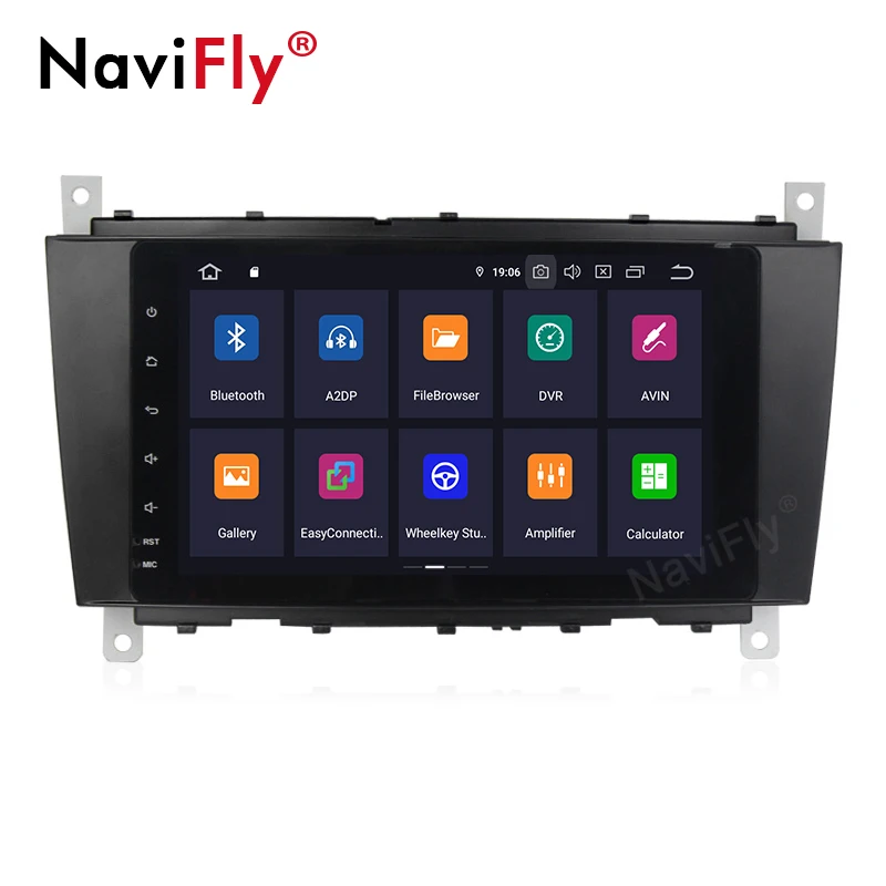 Perfect 8" Android 9.0 IPS DSP Car radio audio Player For Mercedes/Benz C-Class W203 C180 C200 CLK W209 CLS W219 GPS Navigation WIFI RDS 3