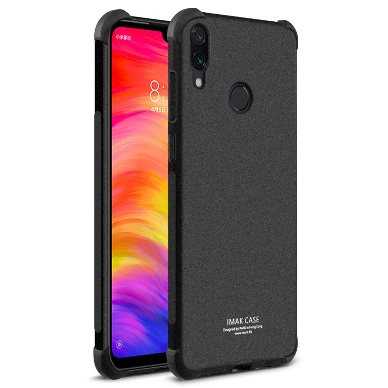 

Imak for Redmi Note 7 /7Pro TPU Case Airbag Cover Shockproof Back Cover for Xiaomi Redmi Note 7 Case Soft Silicone