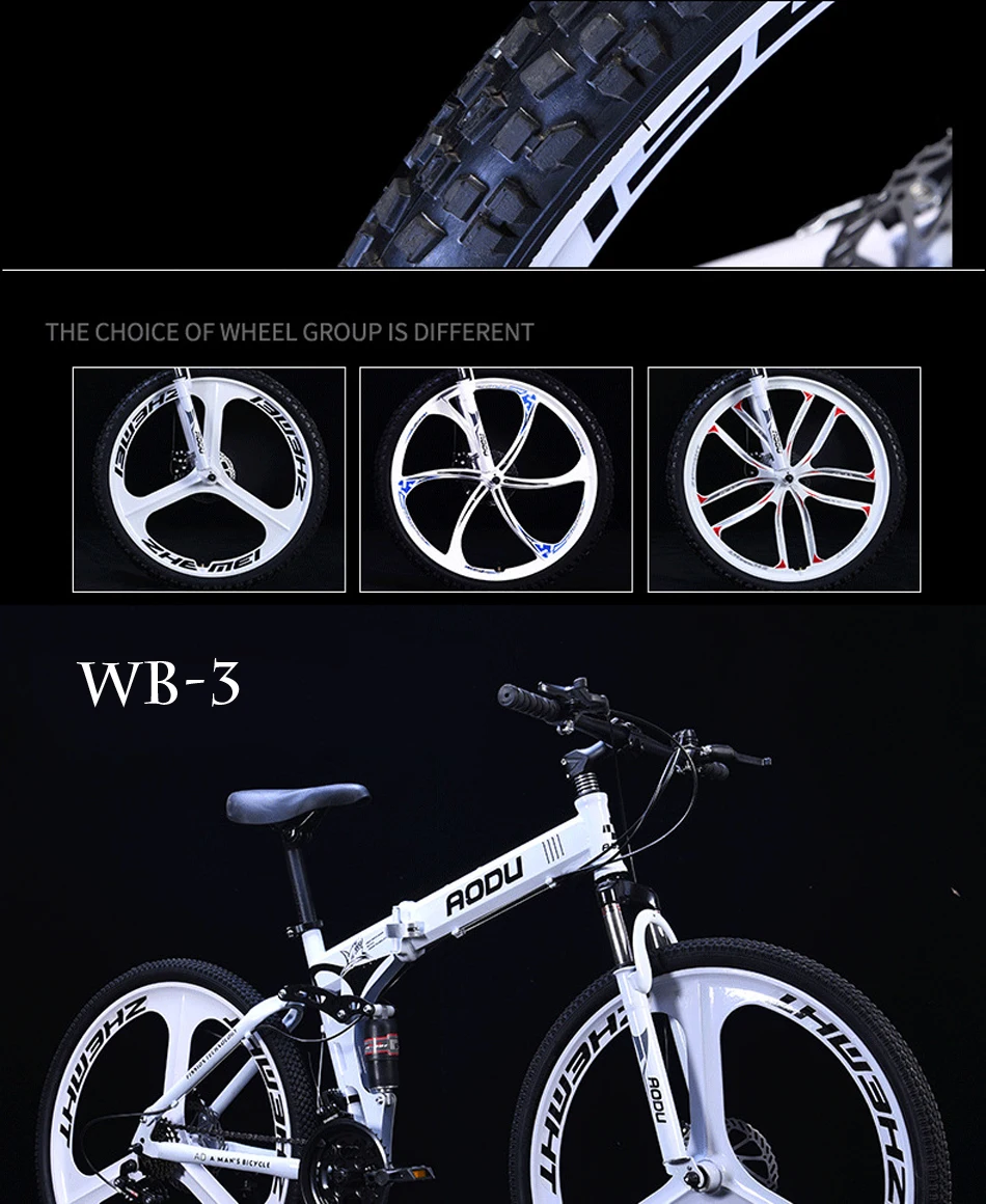 Flash Deal Mountain Bike 26" 21/24/27Speeds Aluminum Alloy Folding Variable Speed Cycling Double Vibration Damping Brakes For Man and Women 4 Flash Deal Mountain Bike 26" 21/24/27Speeds Aluminum Alloy Folding Variable Speed Cycling Double Vibration Damping Brakes For Man and Women 4