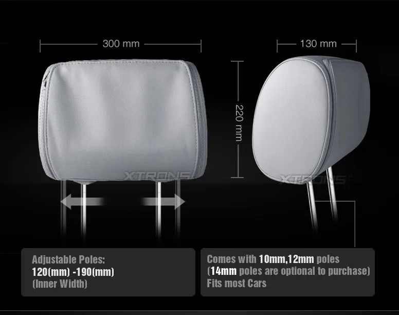 Discount 2x9" Grey Color (Black & Beige Optional) Headrest Car DVD with 2 IR Headphones Car Headrest Monitor with DVD 6 Discount 2x9" Grey Color (Black & Beige Optional) Headrest Car DVD with 2 IR Headphones Car Headrest Monitor with DVD 6