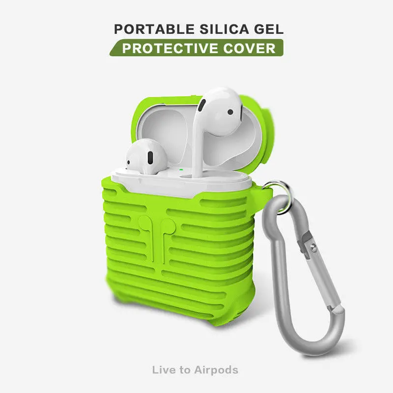 Soft Silicone Earphones Case Box For Apple Airpods Bluetooth Wireless Earphone Protective Skin Bag For Air Pods Ear Cover Pouch