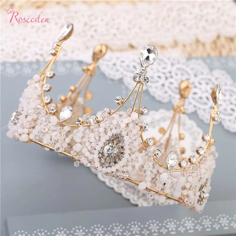 Handmade crystal big size queen tiara crown Elegant Luxurious Bride Crown Headwear Rhinestone Bride fashion Jewelry RE622 Handmade crystal big size queen tiara crown Elegant Luxurious Bride Crown Headwear Rhinestone Bride fashion Jewelry RE622