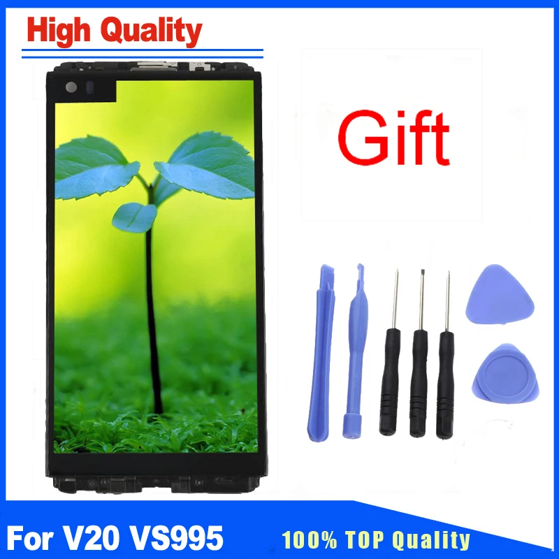 

LCD For LG V20 H910 H918 H990 Display Touch Screen Digitizer With Frame Assembly Replacement For VS995 VS996 LS997