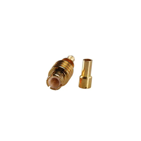Superbat RF коаксиальный штекер mcx обжим разъема для 1,13 мм кабель прямой высокочастотный разъем золотое покрытие
