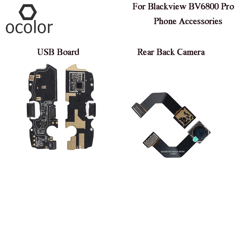 Ocolor для Blackview BV6800 Pro USB разъем плата для зарядки сборка Запчасти для Blackview BV6800 Pro Телефон задняя камера Новинка