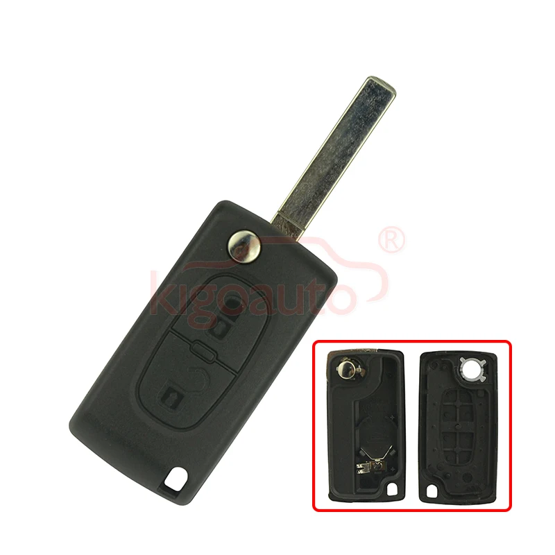 Other Parts & Accessories - PEUGEOT 2 Button Flip Key Replacement Case Shell Fob For Sale In - Foto 2