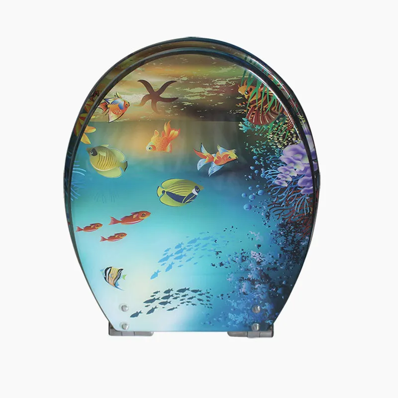 

Various styles European style fashion Universal buffer Resin toilet seat lid,Slow-Close Thicken Toilet Seats cover