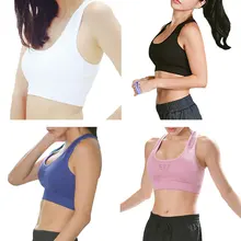 Женский фитнес-Йога Спорт бюстгальтер для бега тренажерный зал ремни Мягкий Топ спортивный жилет Быстросохнущий Спортивный бюстгальтер