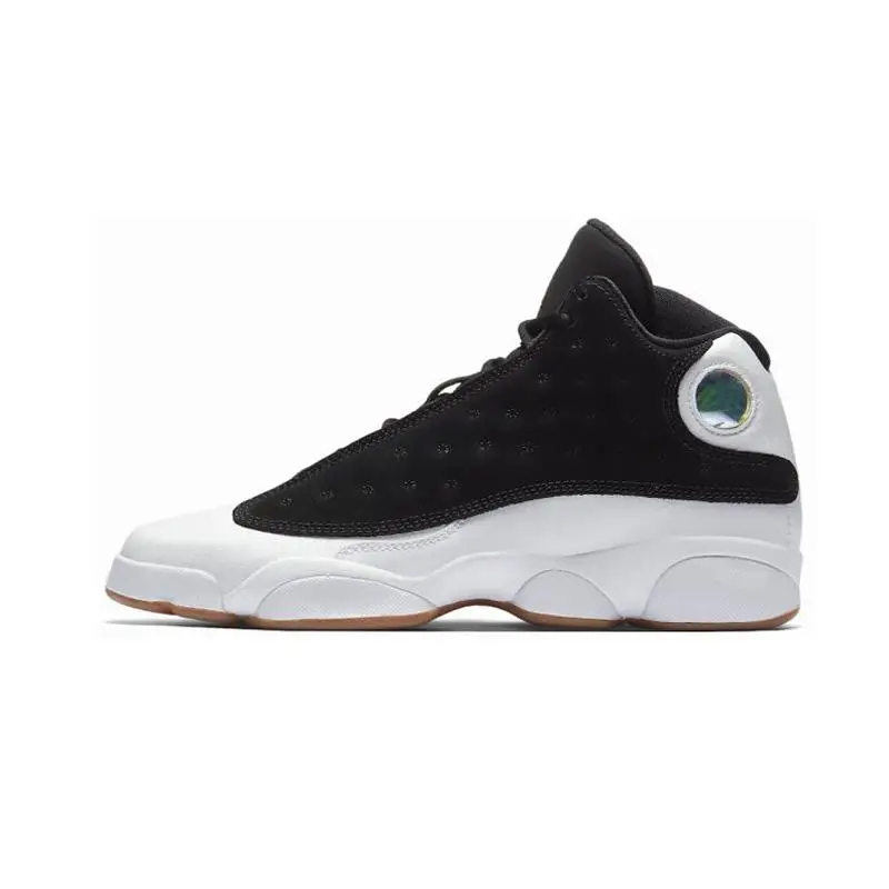 

1 13 XIII Men Basketball Shoes Bred He Got Game grey toe city of flight Outdoor Sport Sneakers Red Black